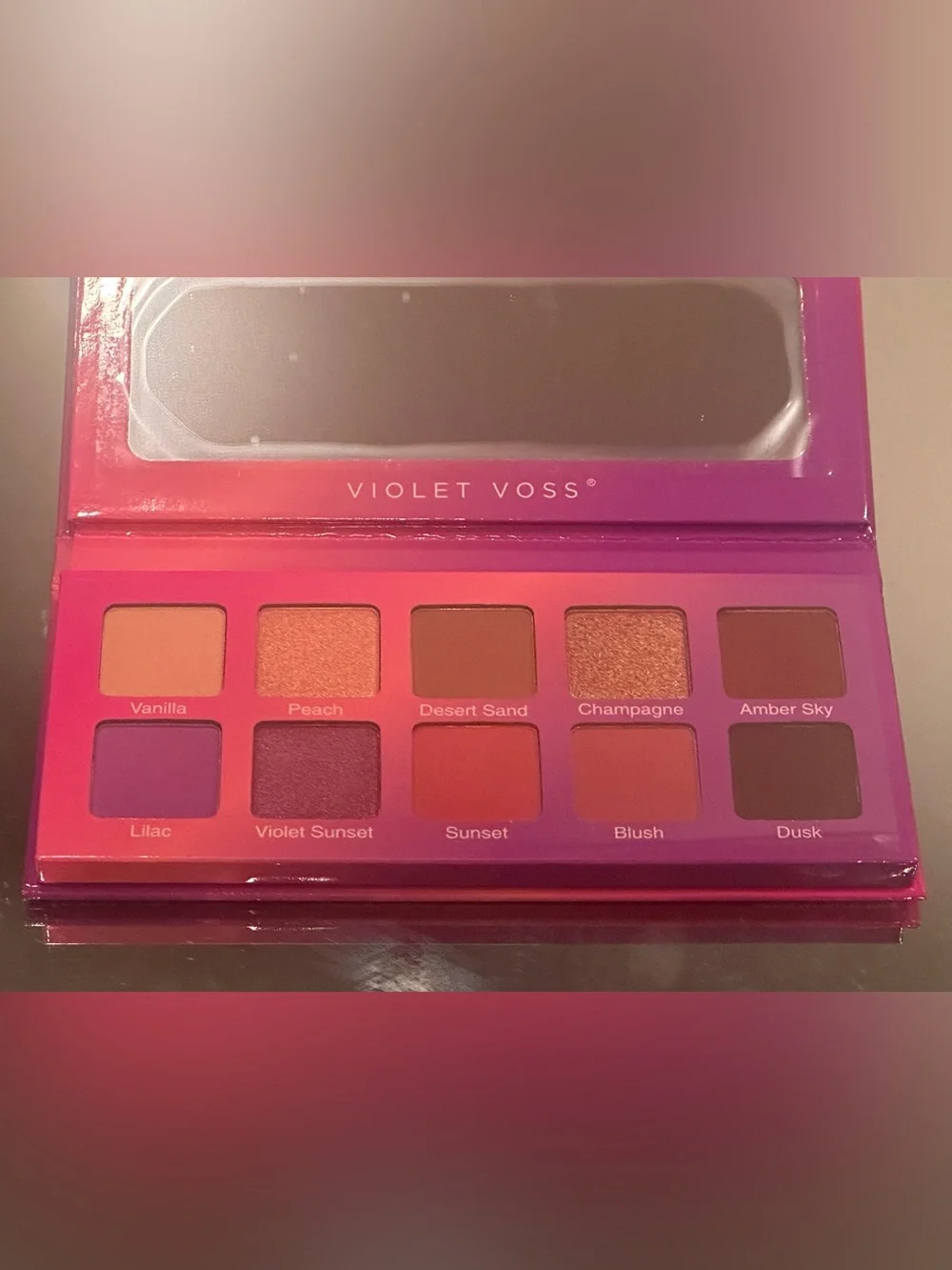 Violet Voss Sunset Glow Eyeshadow Palette - 10 Color Pressed Pigment PRO Series